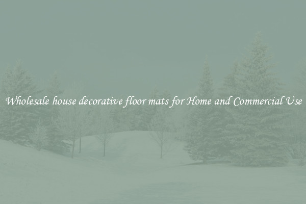 Wholesale house decorative floor mats for Home and Commercial Use