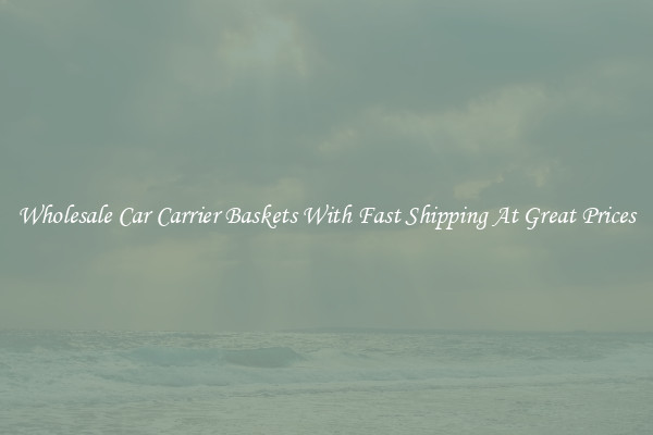 Wholesale Car Carrier Baskets With Fast Shipping At Great Prices