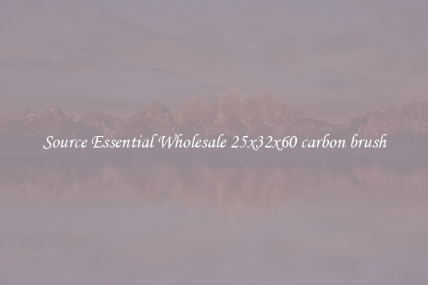 Source Essential Wholesale 25x32x60 carbon brush
