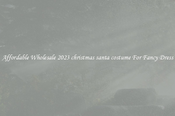 Affordable Wholesale 2023 christmas santa costume For Fancy Dress
