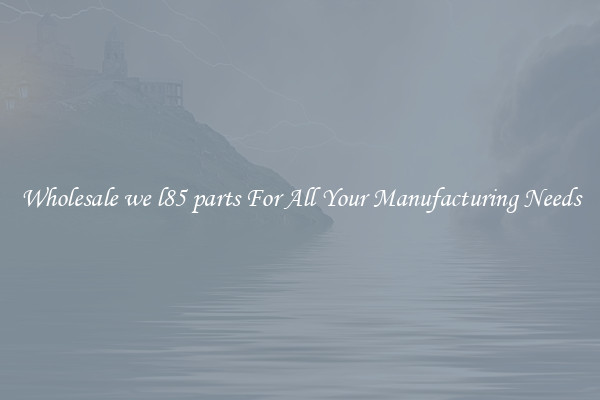 Wholesale we l85 parts For All Your Manufacturing Needs