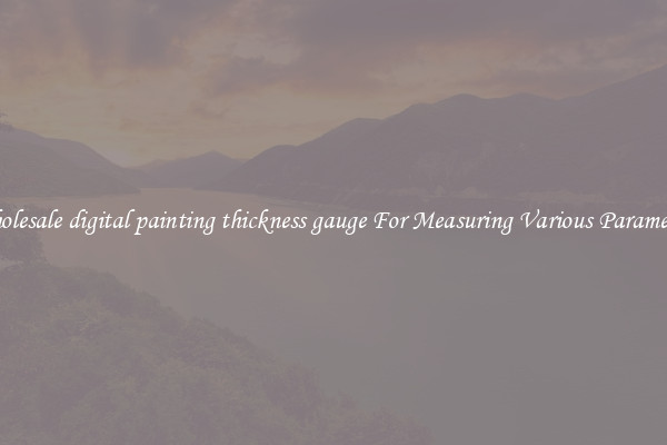 Wholesale digital painting thickness gauge For Measuring Various Parameters